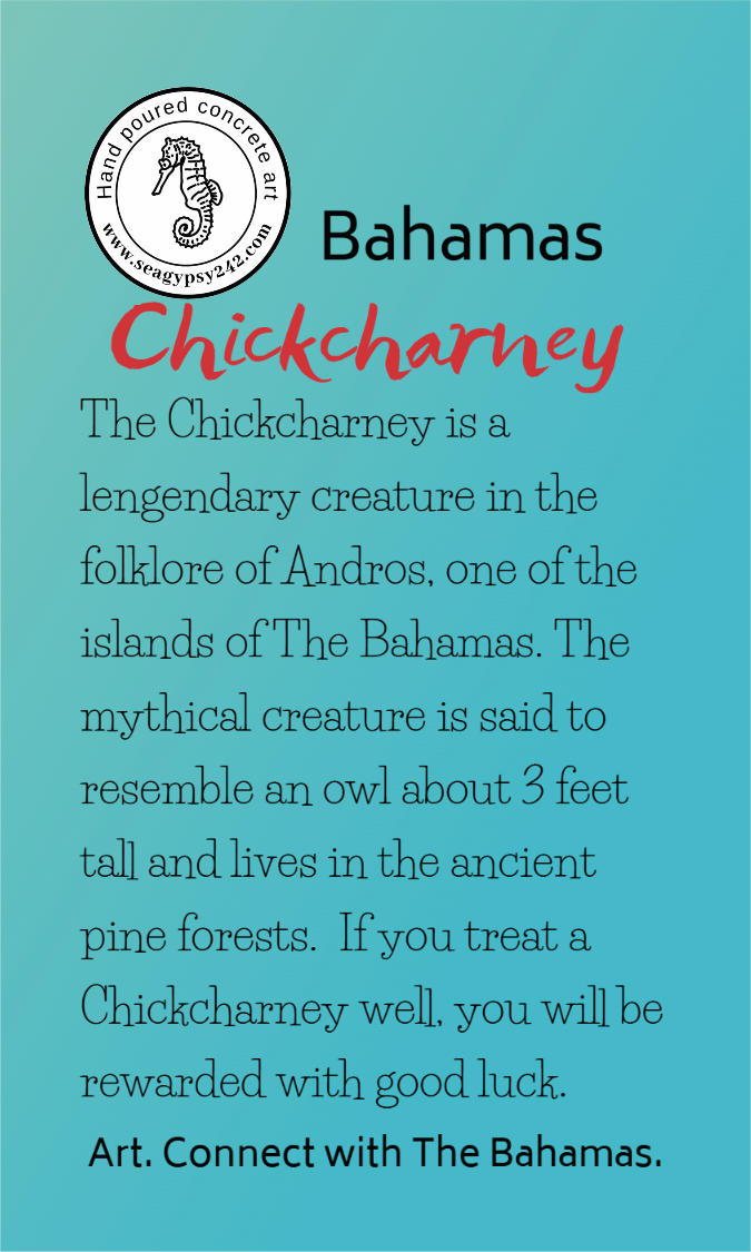 Sea Gypsy Bahamas Chickcharney story card